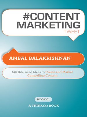cover image of #CONTENT MARKETING tweet Book01